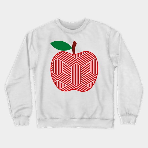 Fruit Apple Crewneck Sweatshirt by Usea Studio